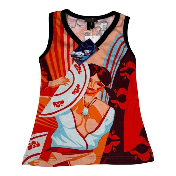 hayes custo graphic tank top - Picture 1 of 4